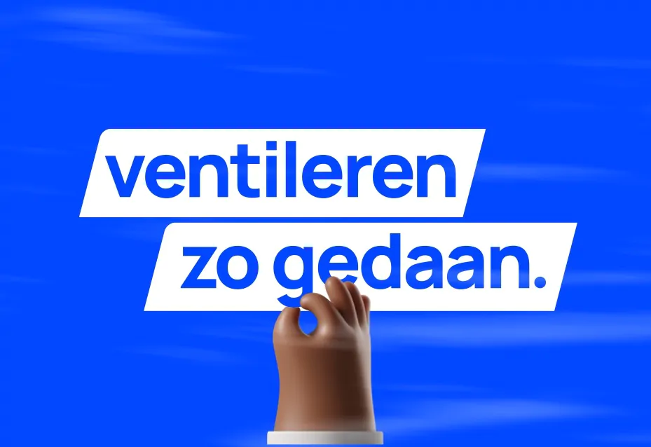 Campagne: Ventileren zo Gedaan.